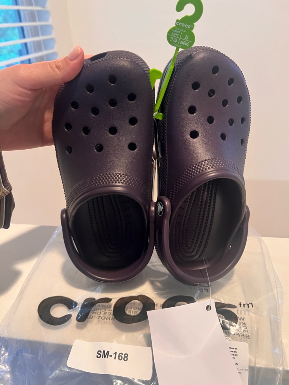 CROCS Classic Clog in Deep Plum